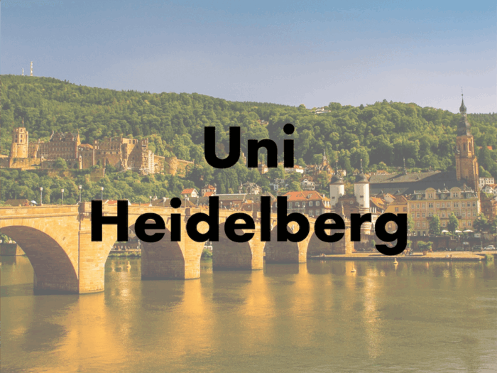 Campus der Universität Heidelberg - historisches Gebäude und Senatssaal